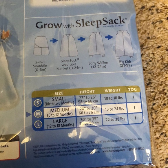 Halo Sleepsack- Fleece - Picture 3 of 3